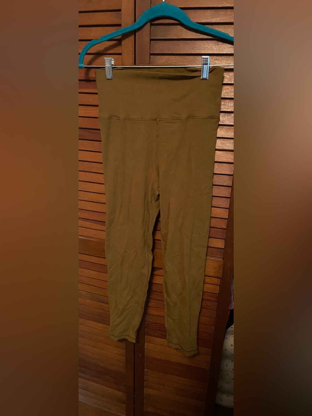 aerie High-Waist Olive Green Leggings